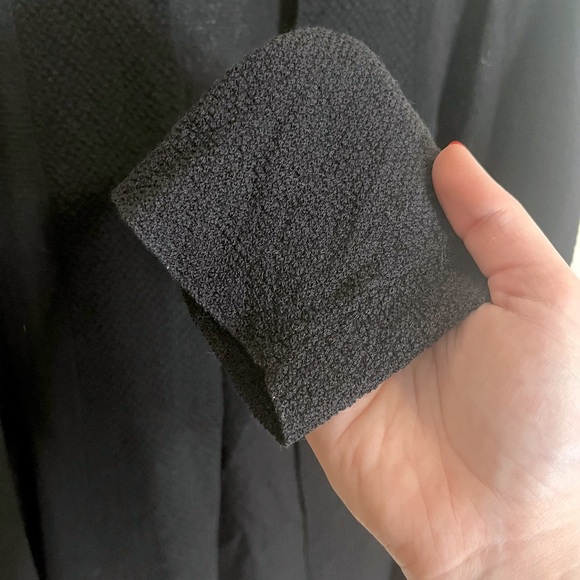 Eileen Fisher Open Front 100% Wool Cardigan - Picture 6 of 8